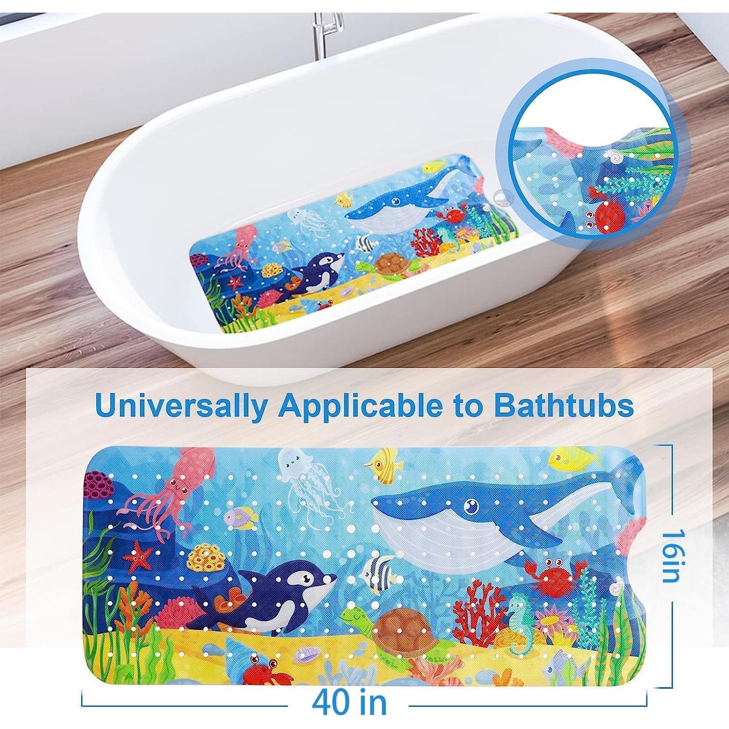 Alfombrilla de Baño Antideslizante YUBYFA 101,6 x 40,6 cm