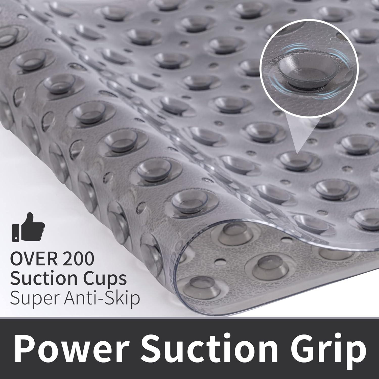 Alfombrilla de Baño Antideslizante ROSMARUS 40x99 cm Gris