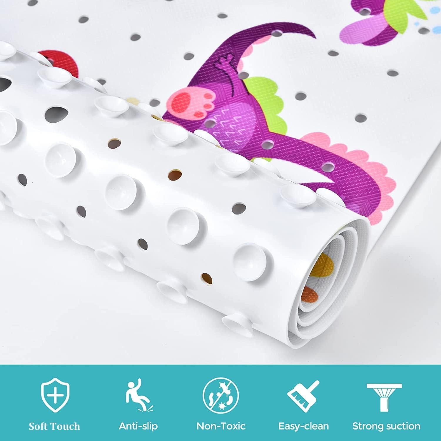 Alfombra de Baño Antideslizante Tubozadi Dinosaurios 101x41 cm