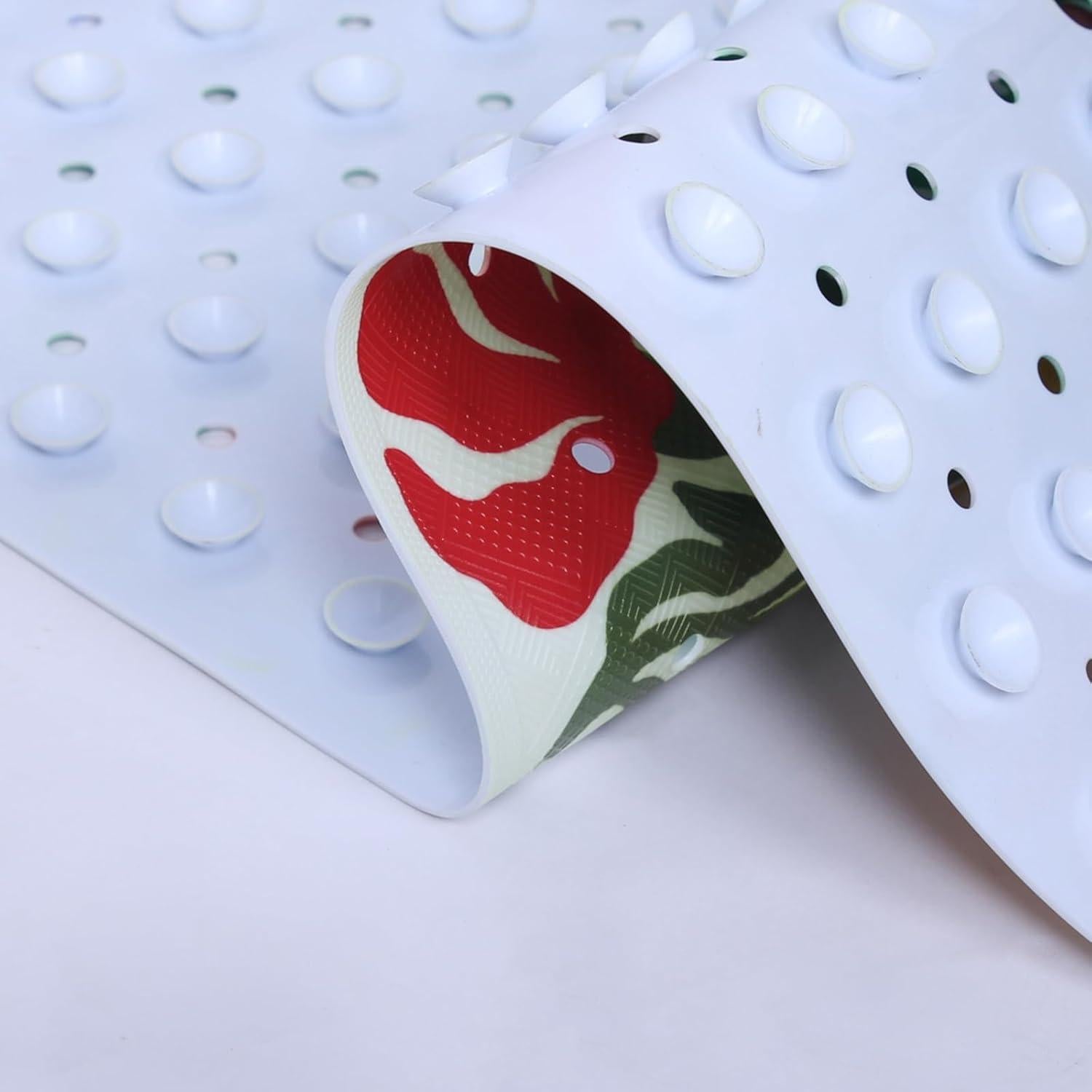 Alfombrilla de Baño Antideslizante Denifeiya 40x16 cm Floral