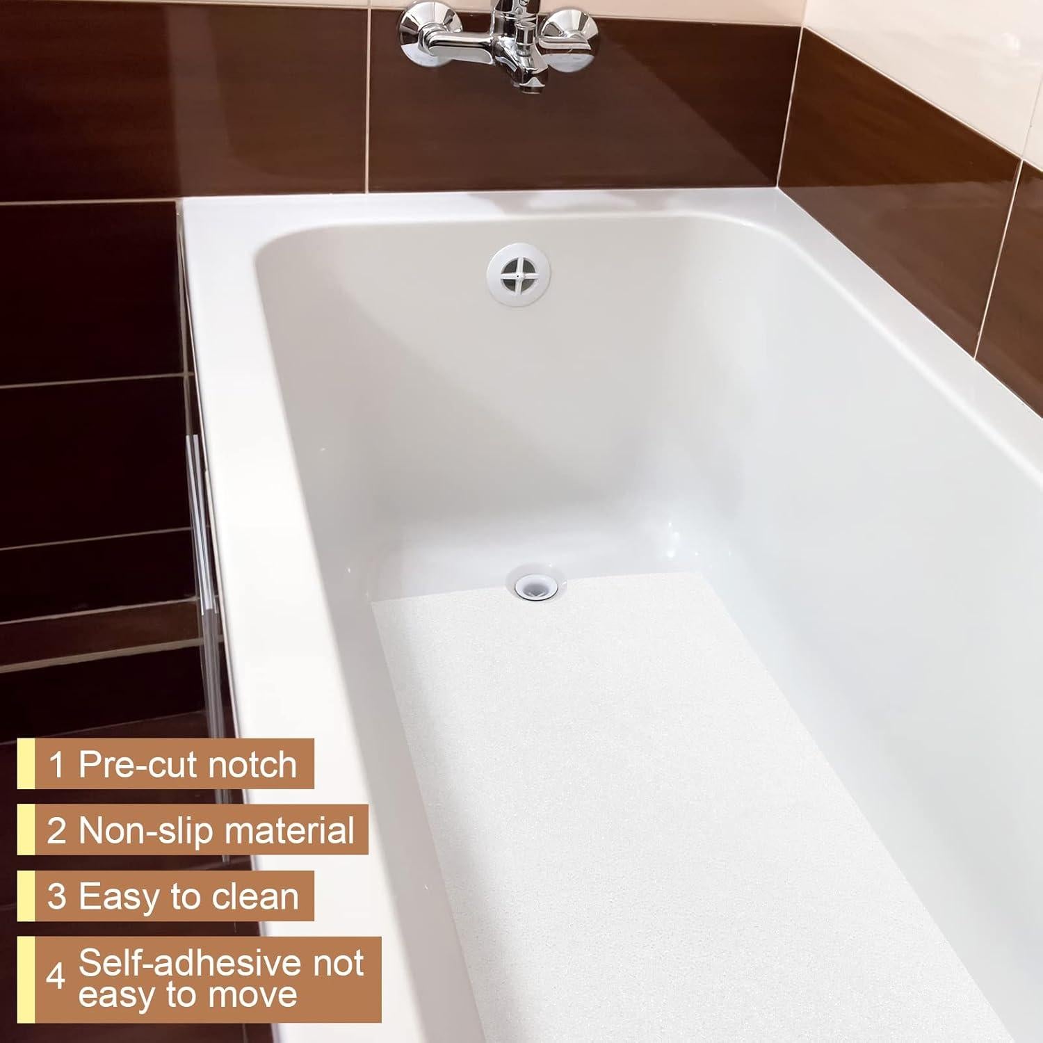 Alfombrilla de Baño Antideslizante Amylove 40x102 cm PEVA