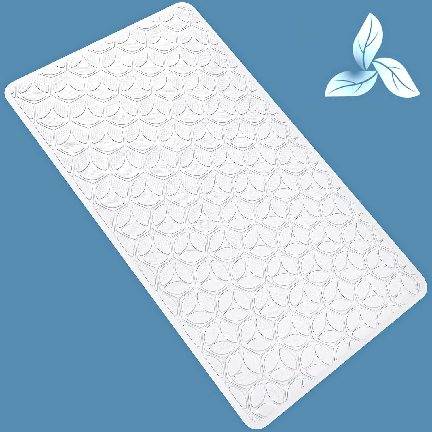 Alfombrilla Antideslizante OLUFIA 69,9x40 cm Blanca