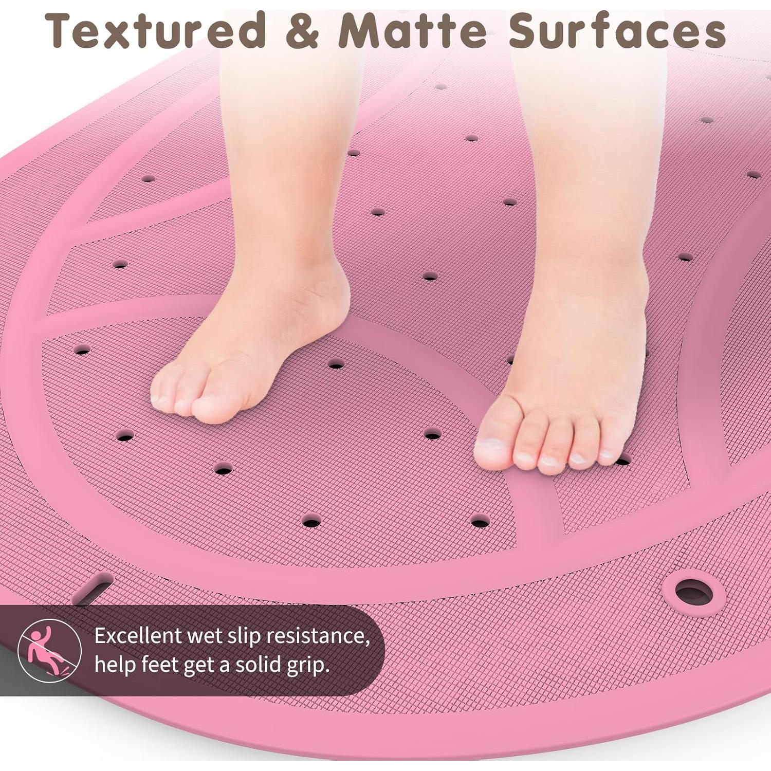 Alfombra de Baño Antideslizante Joycano Rosa 76x46cm