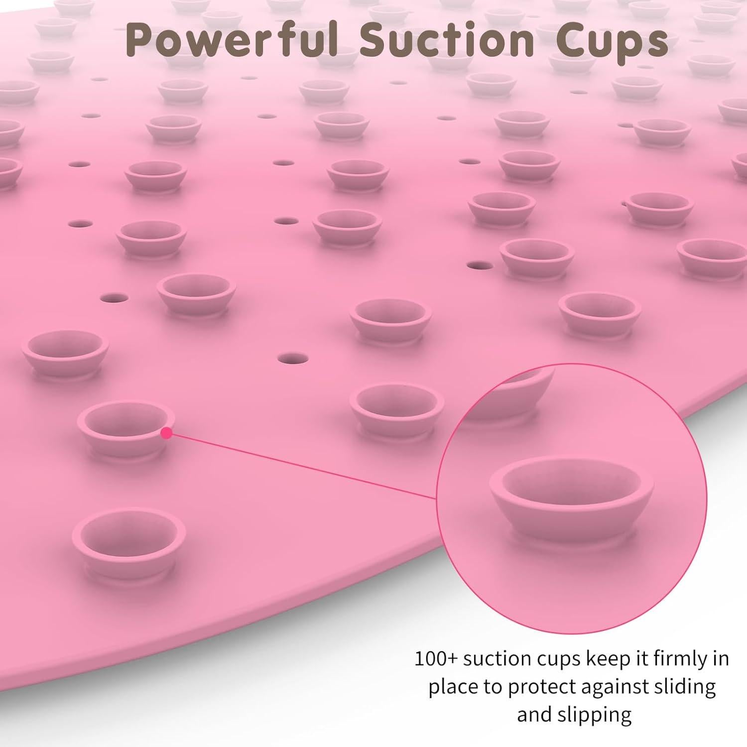 Alfombra de Baño Antideslizante Joycano Rosa 76x46cm