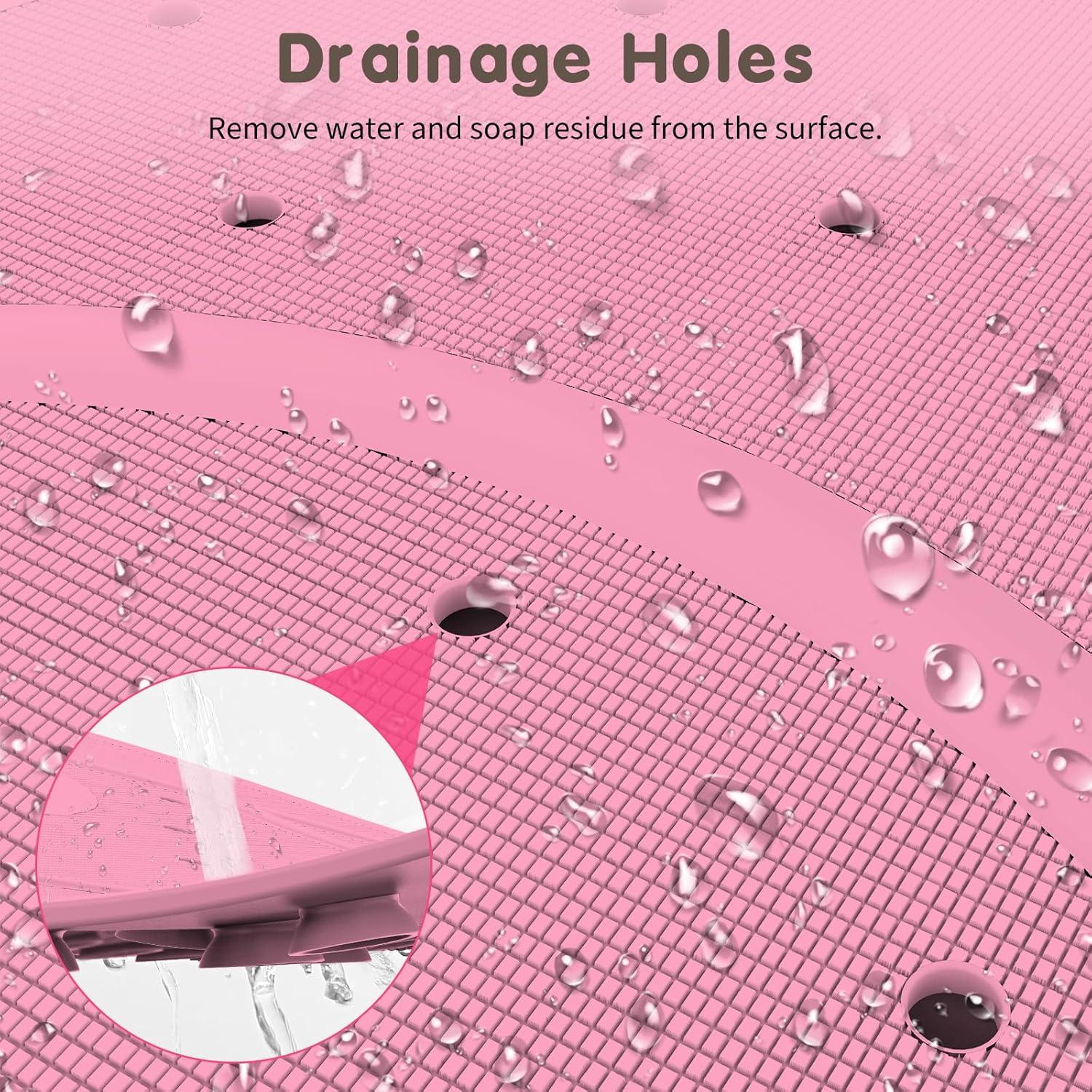 Alfombra de Baño Antideslizante Joycano Rosa 76x46cm