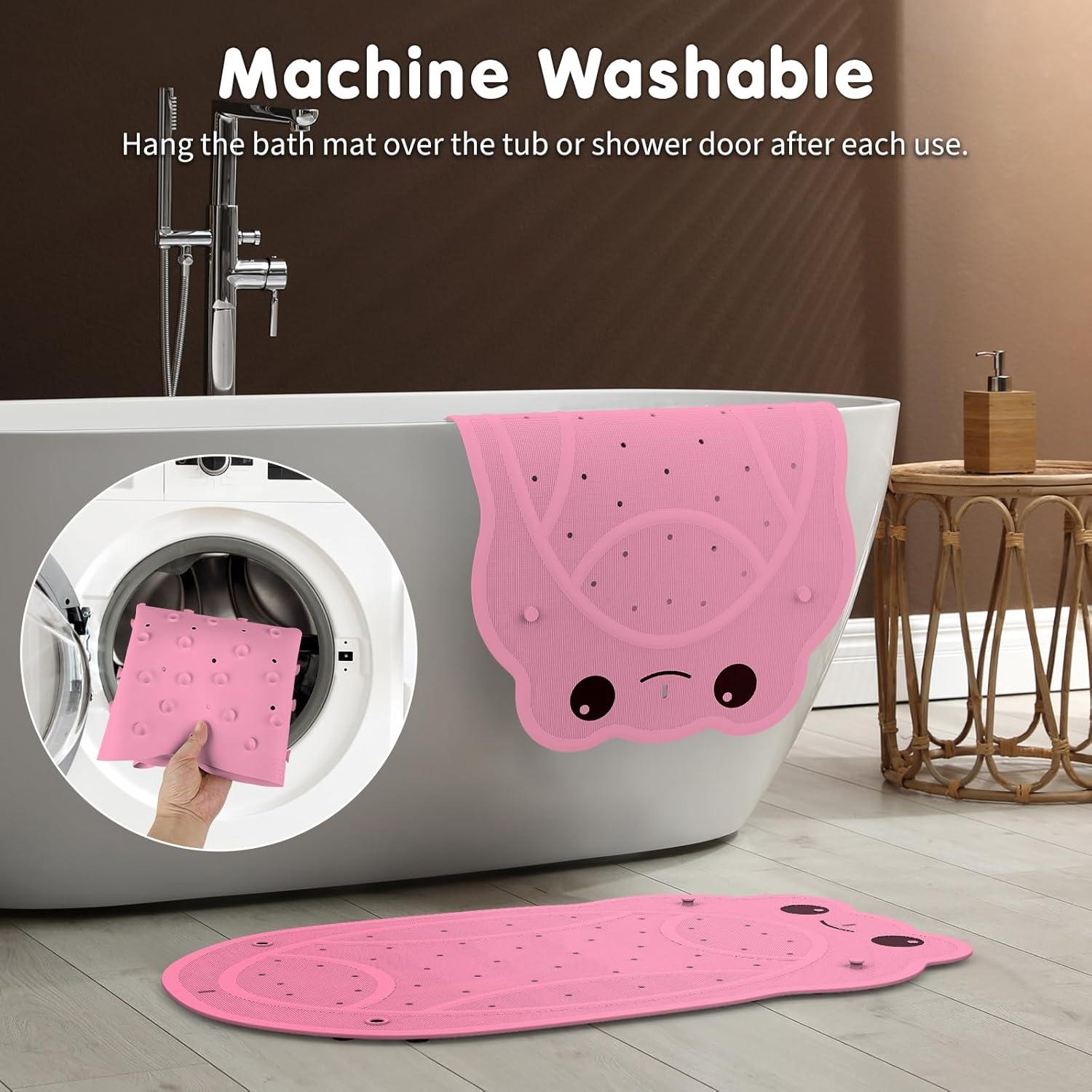 Alfombra de Baño Antideslizante Joycano Rosa 76x46cm