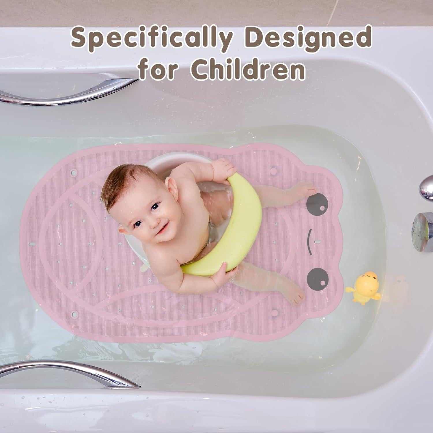 Alfombra de Baño Antideslizante Joycano Rosa 76x46cm