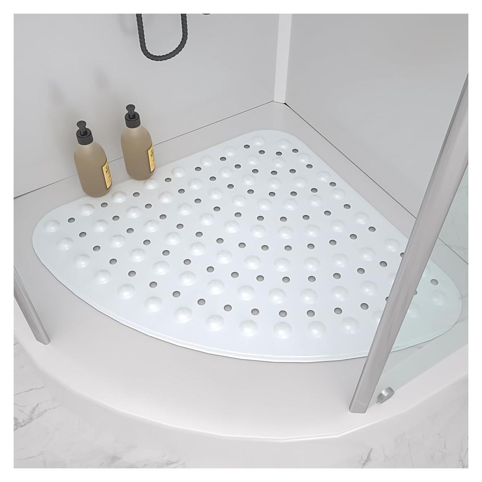 Alfombrilla de Ducha Antideslizante MUNEK 53x53 cm Blanca