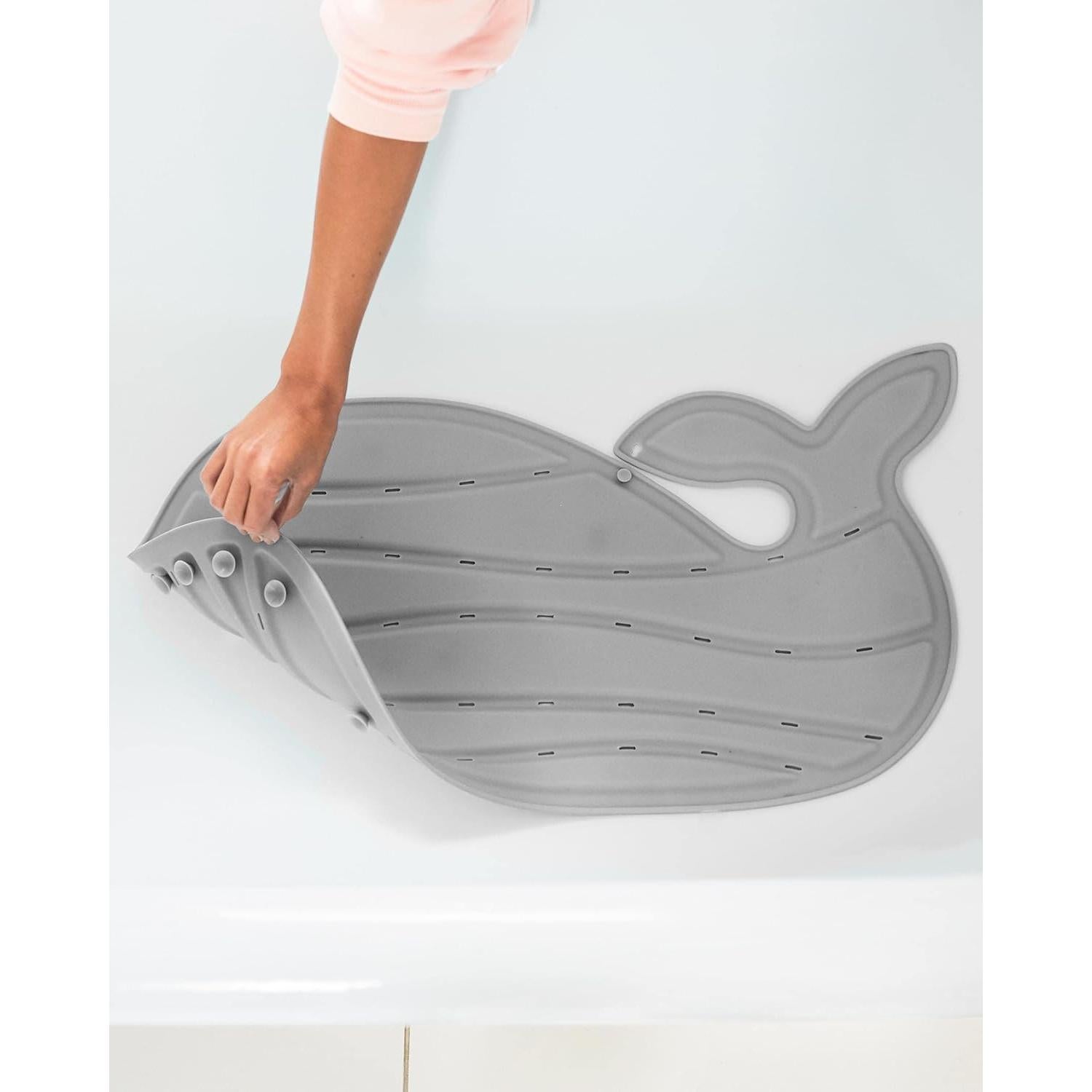 Tapete de baño antideslizante Skip Hop Moby Gris 76x39 cm