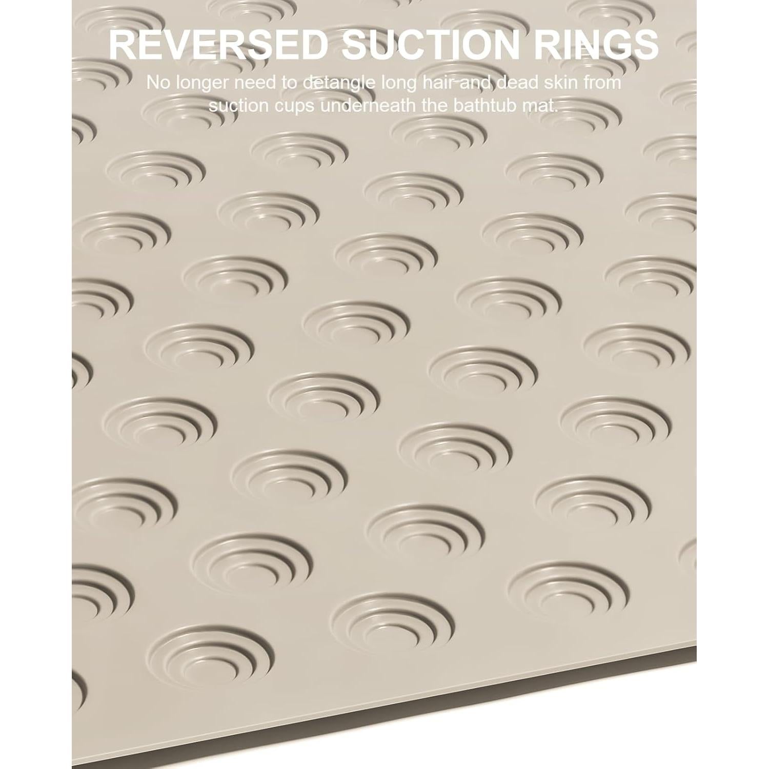 Tapete de Baño OTHWAY Sin Ventosas 99x40 cm Marrón