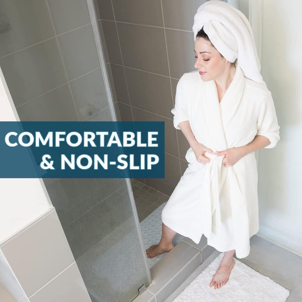 Alfombra de Baño Antideslizante ComfiLife 101x40 cm Azul