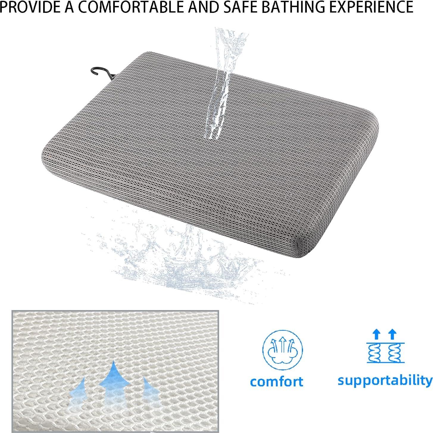 Cojín Antideslizante para Ducha SOKHOND Gris 39,88x29,97cm