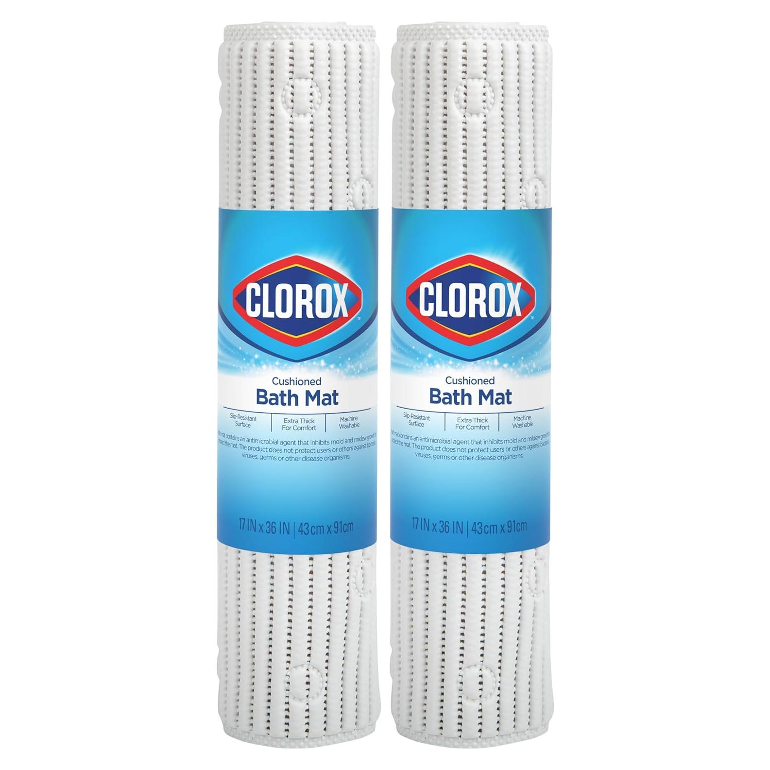 Alfombra de Ducha Acolchada Clorox Duck 43x91 cm, 2 Pzas