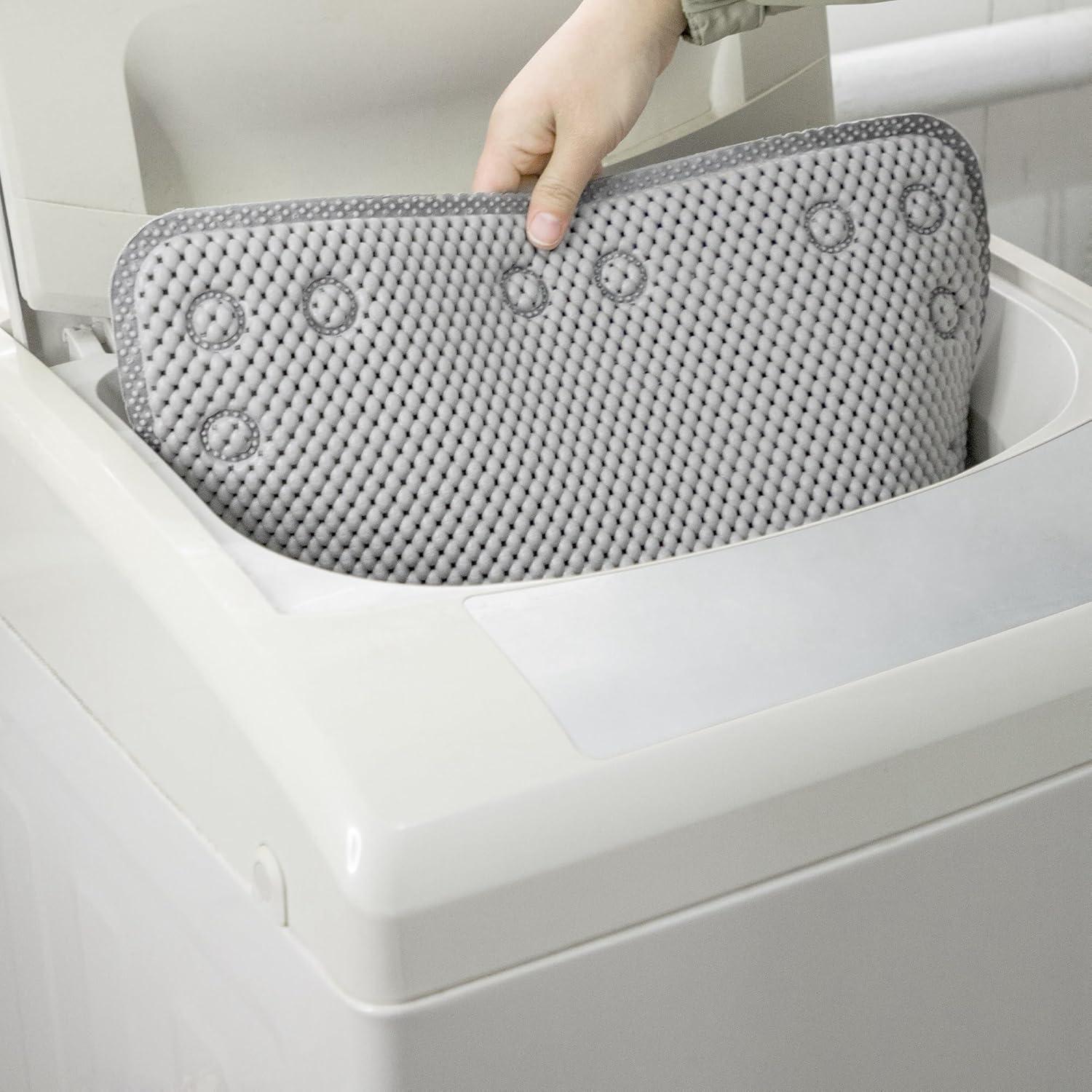 Alfombra de Baño Antideslizante DwEllAid 91x43 cm Gris