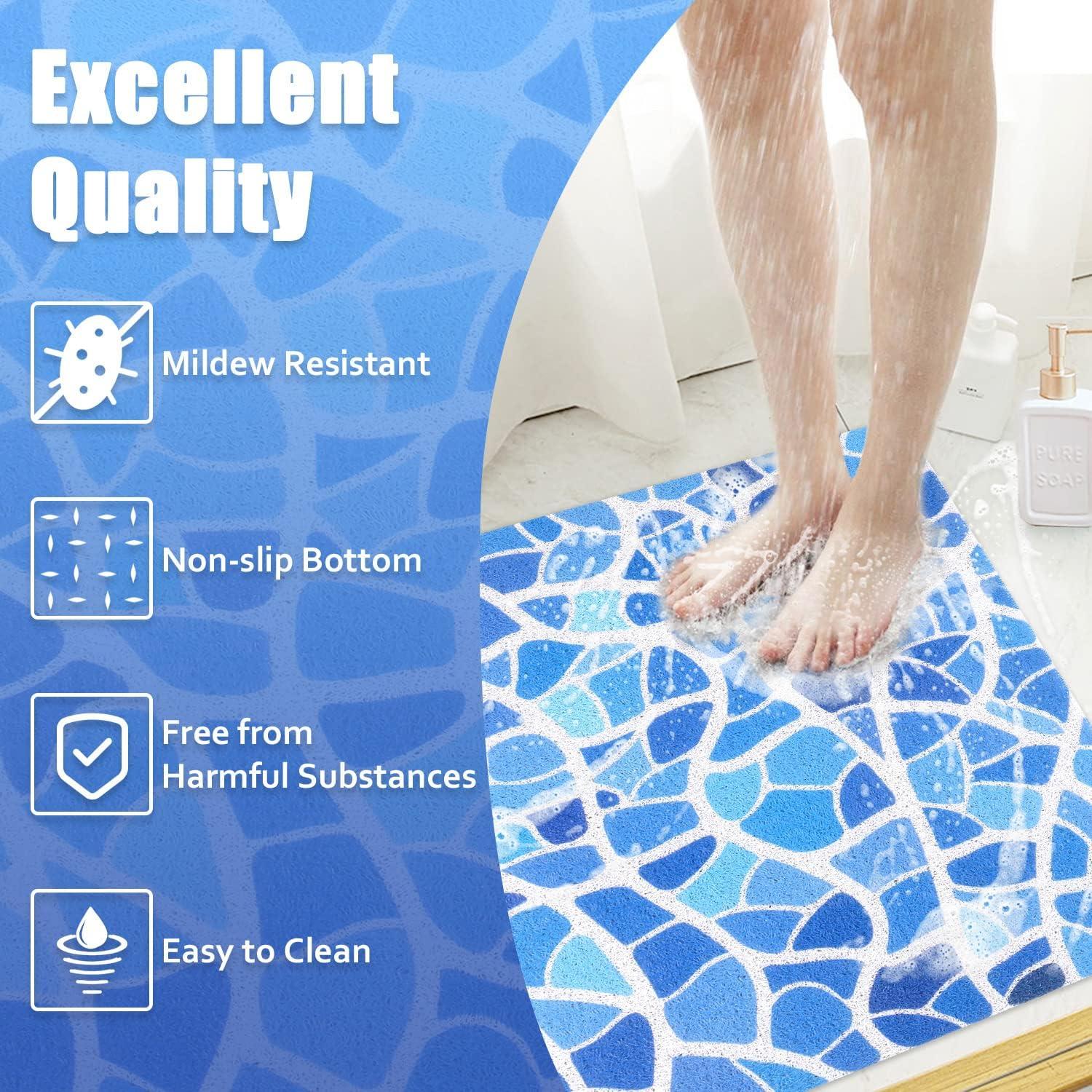 Alfombra de Ducha Antideslizante ZOESOE 60,96x60,96 cm PVC