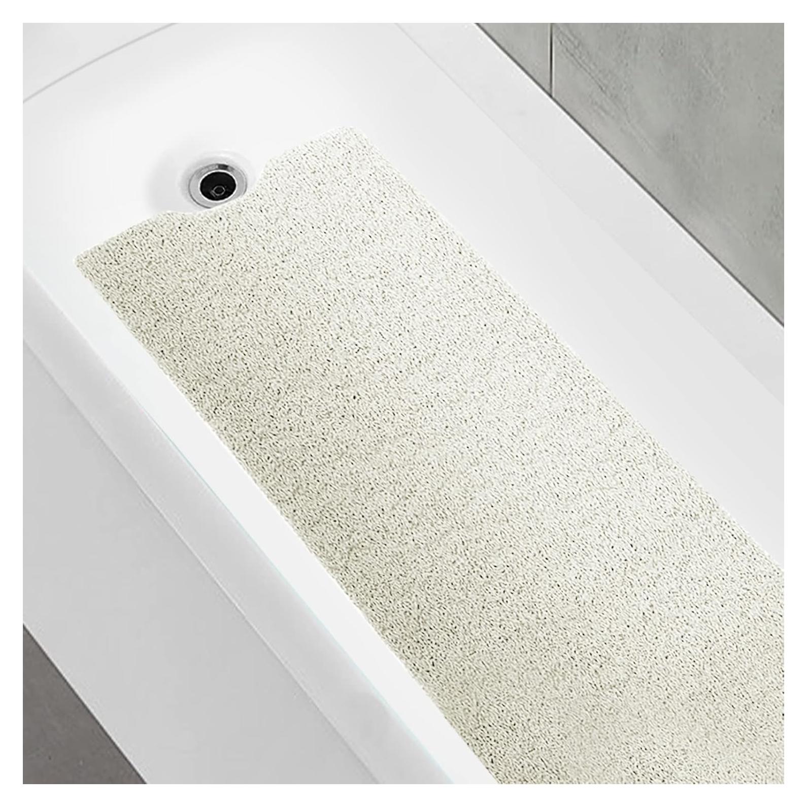 Alfombra Antideslizante OXTAIL 40x101 cm PVC Blanca