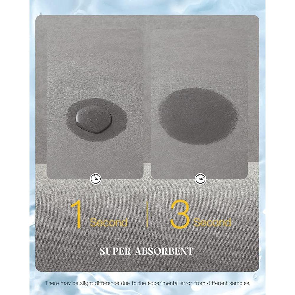 Alfombra de Baño MontVoo Gris 40x60 cm Antideslizante