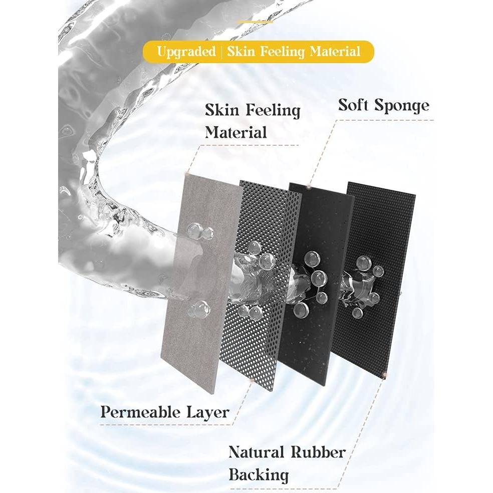 Alfombra de Baño MontVoo Gris 40x60 cm Antideslizante