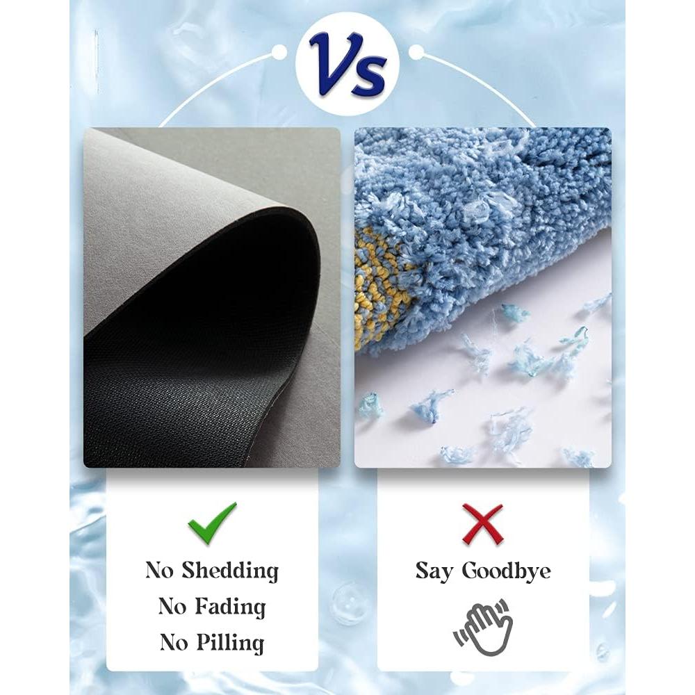 Alfombra de Baño MontVoo Gris 40x60 cm Antideslizante