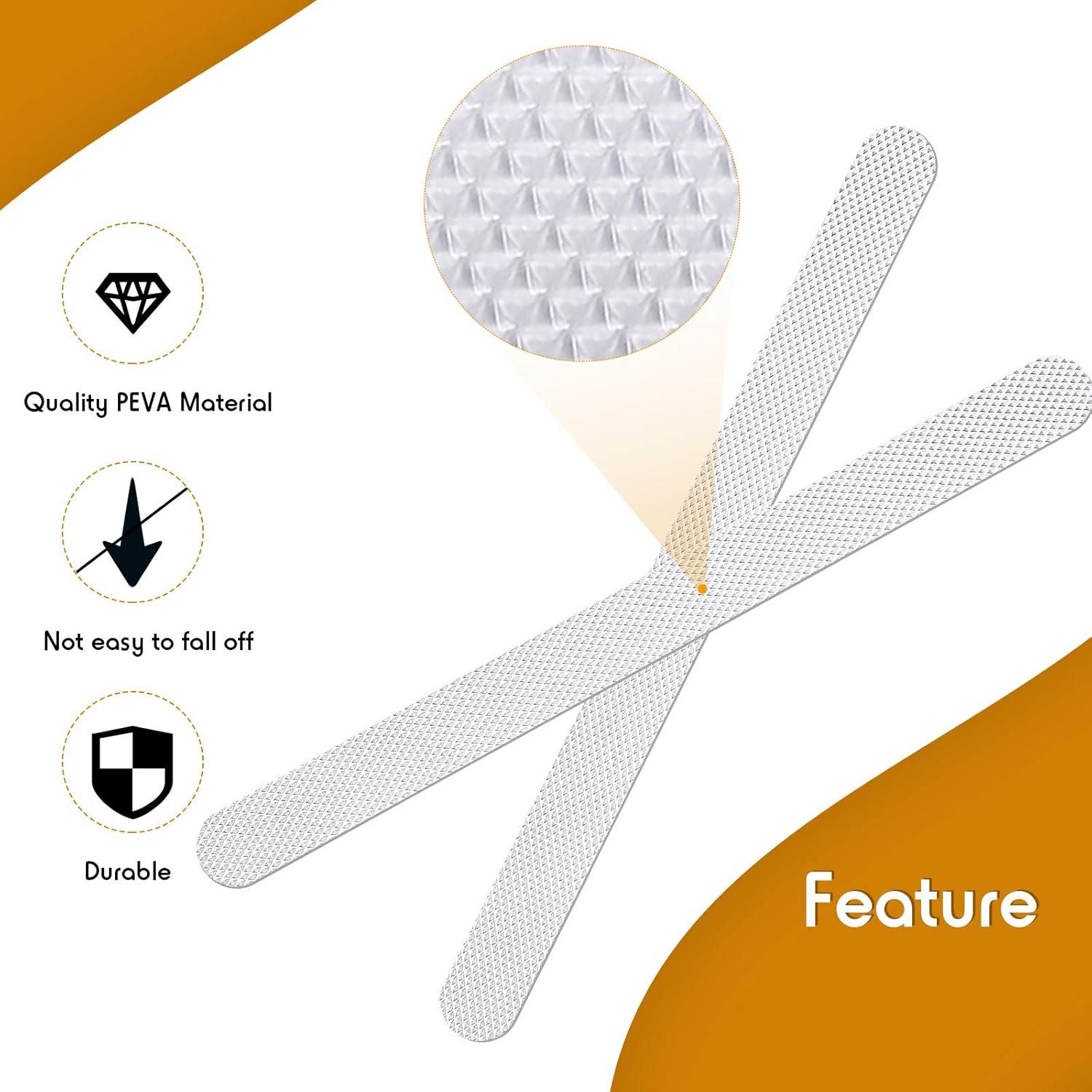 72 Piezas Tiras Antideslizantes Patelai para Ducha y Baño