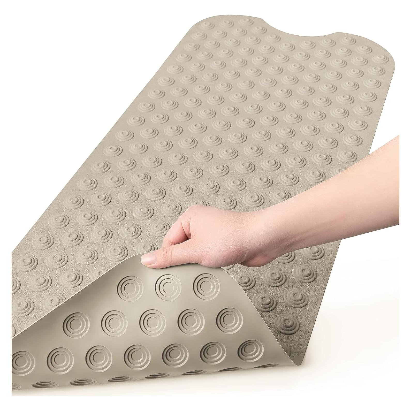 Alfombra de Baño Antideslizante Bligli 99x41 cm Marrón