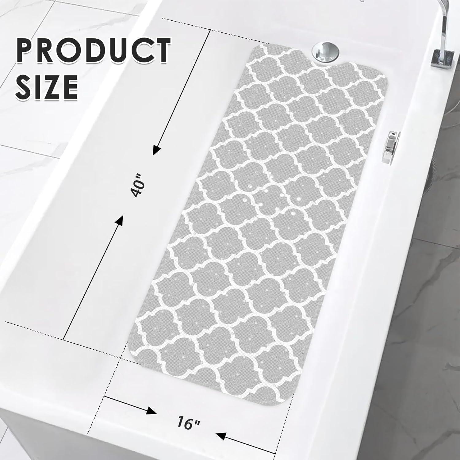 Alfombrilla de Ducha Antideslizante Culudea 101,6x40,6 cm