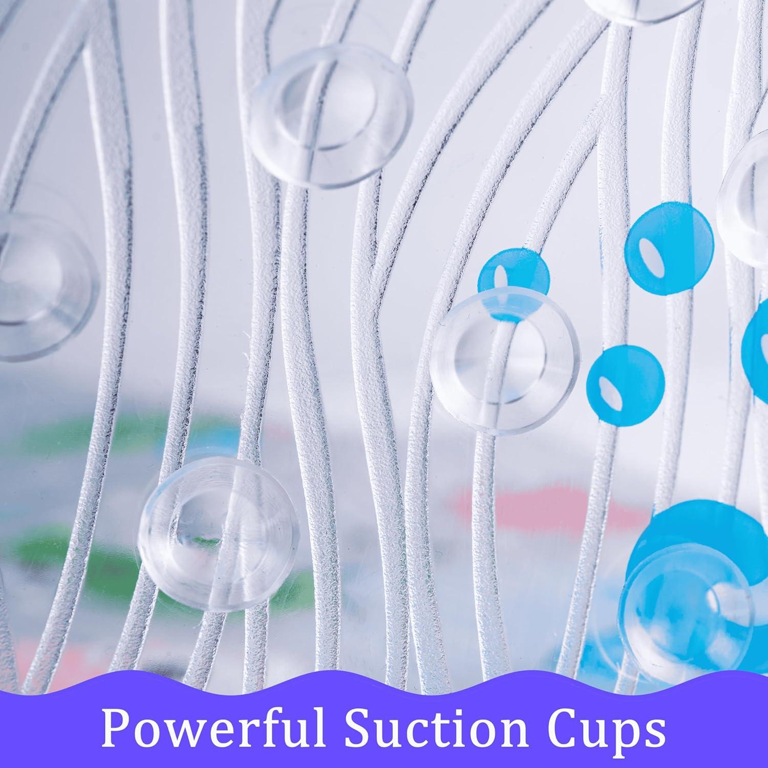 Alfombra de baño antideslizante BEEHOMEE 86x38 cm niños