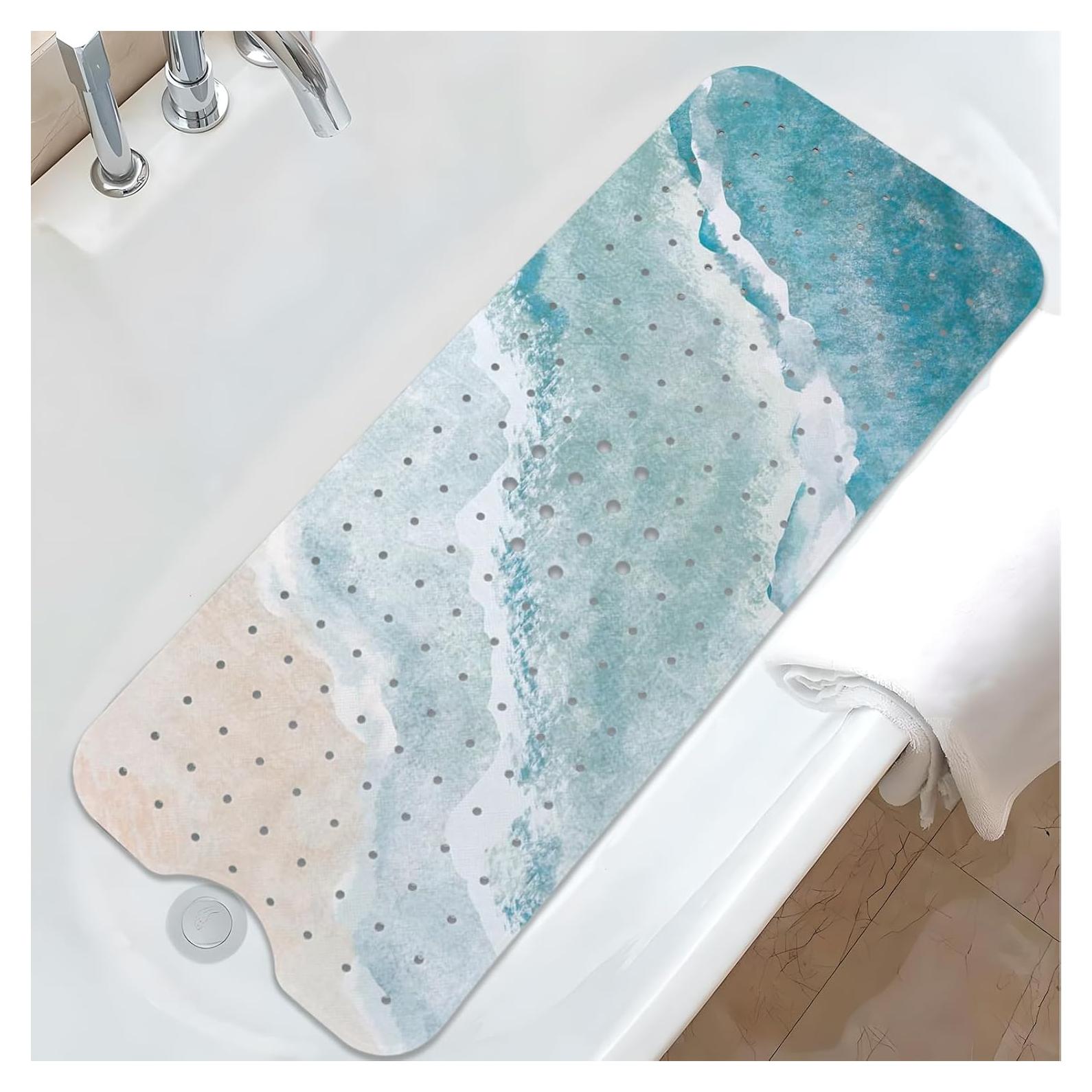 Alfombra de Baño Antideslizante Ayehsdogsn 100x40 cm PVC