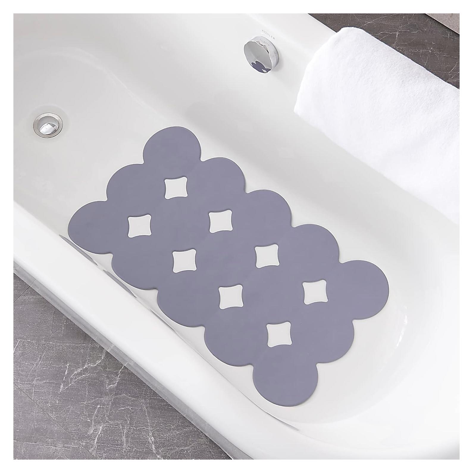 Alfombrilla de Baño Antideslizante Webos 71x40 cm Gris