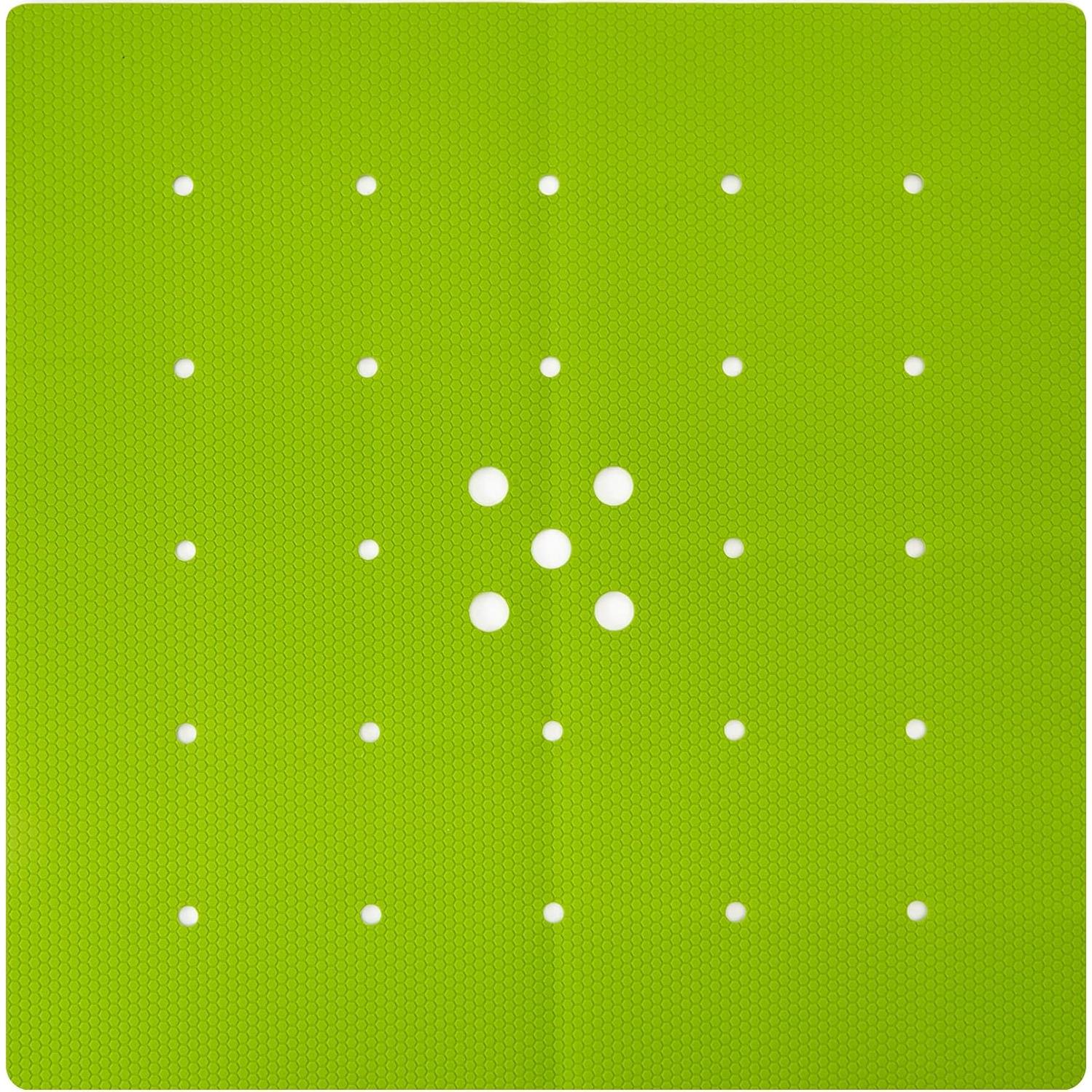 Alfombrilla de Ducha Antideslizante Webos 53x53 cm Verde