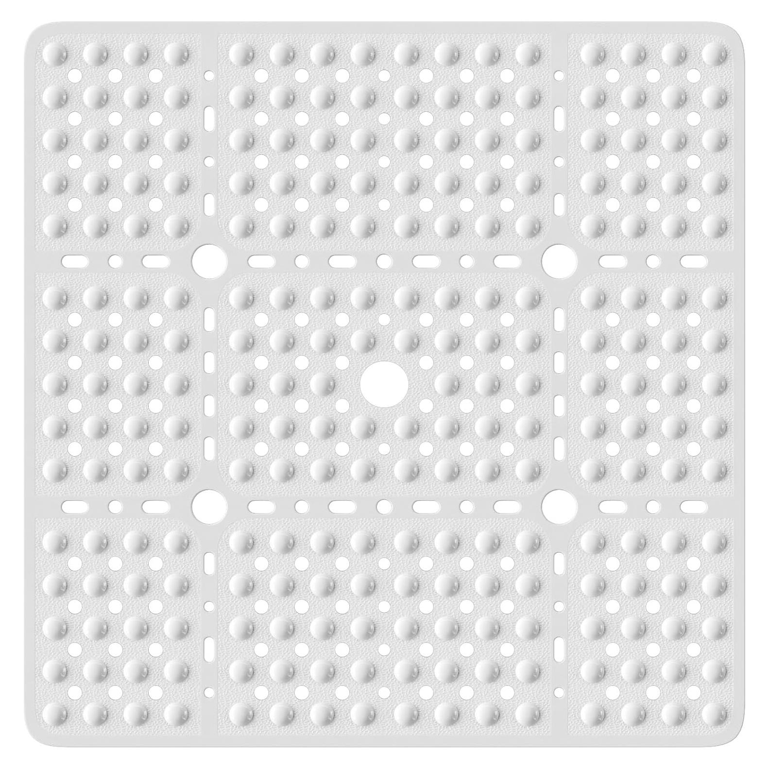 Alfombrilla de Ducha Antideslizante XIYUNTE 70x70 cm Blanca