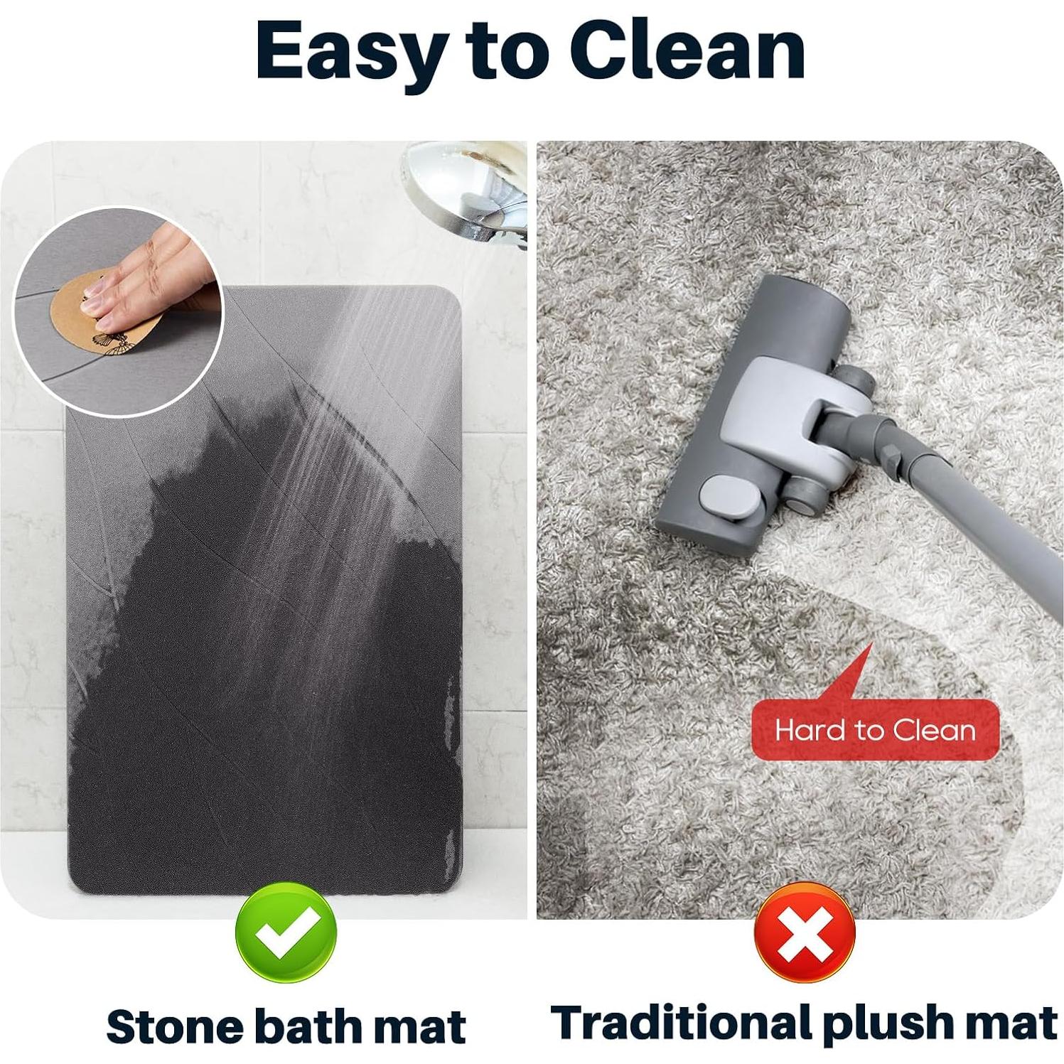 Alfombrilla de baño Closefriend diatomita antideslizante 60x39cm