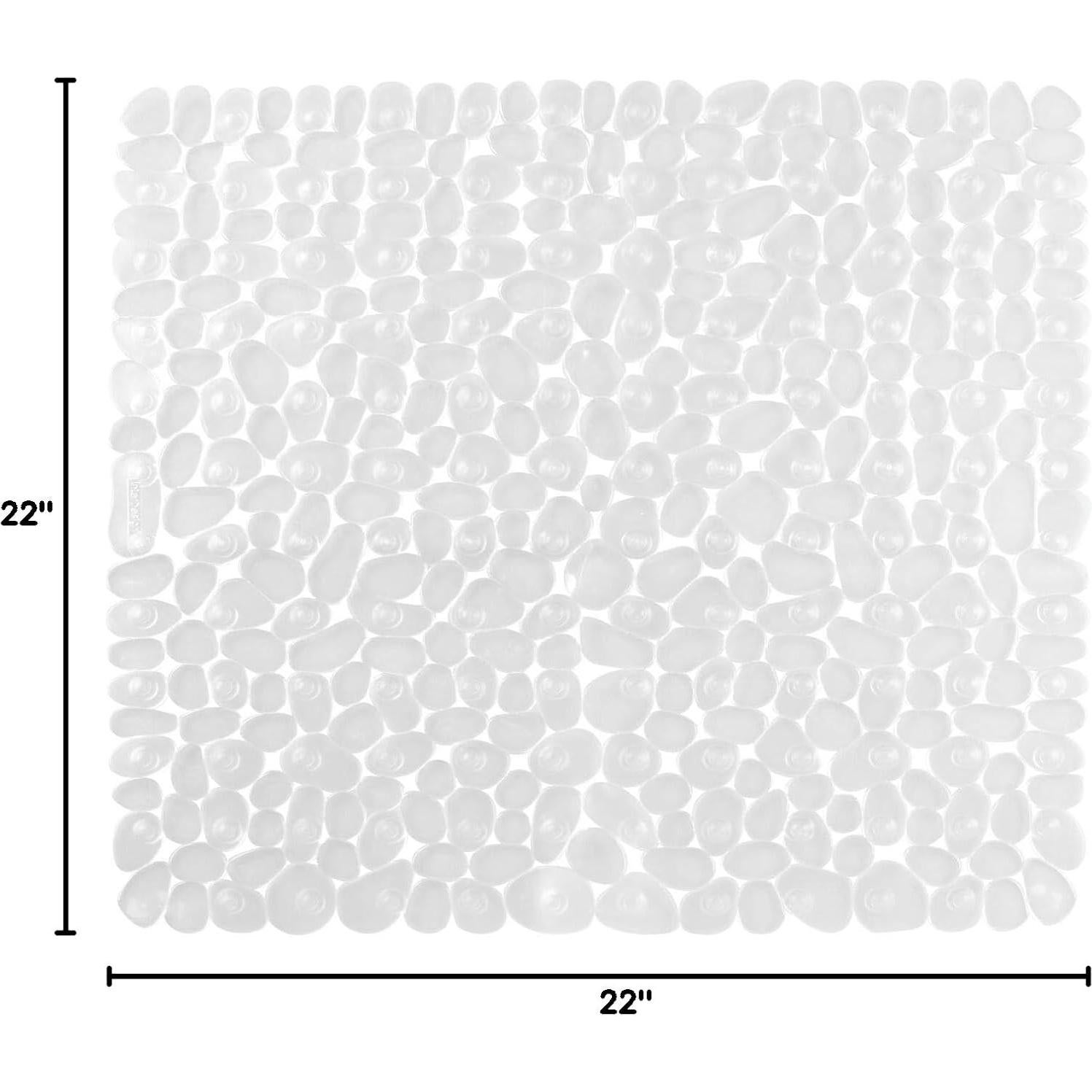 Alfombra de Baño Antideslizante iDesign Pebblz 55,88 cm