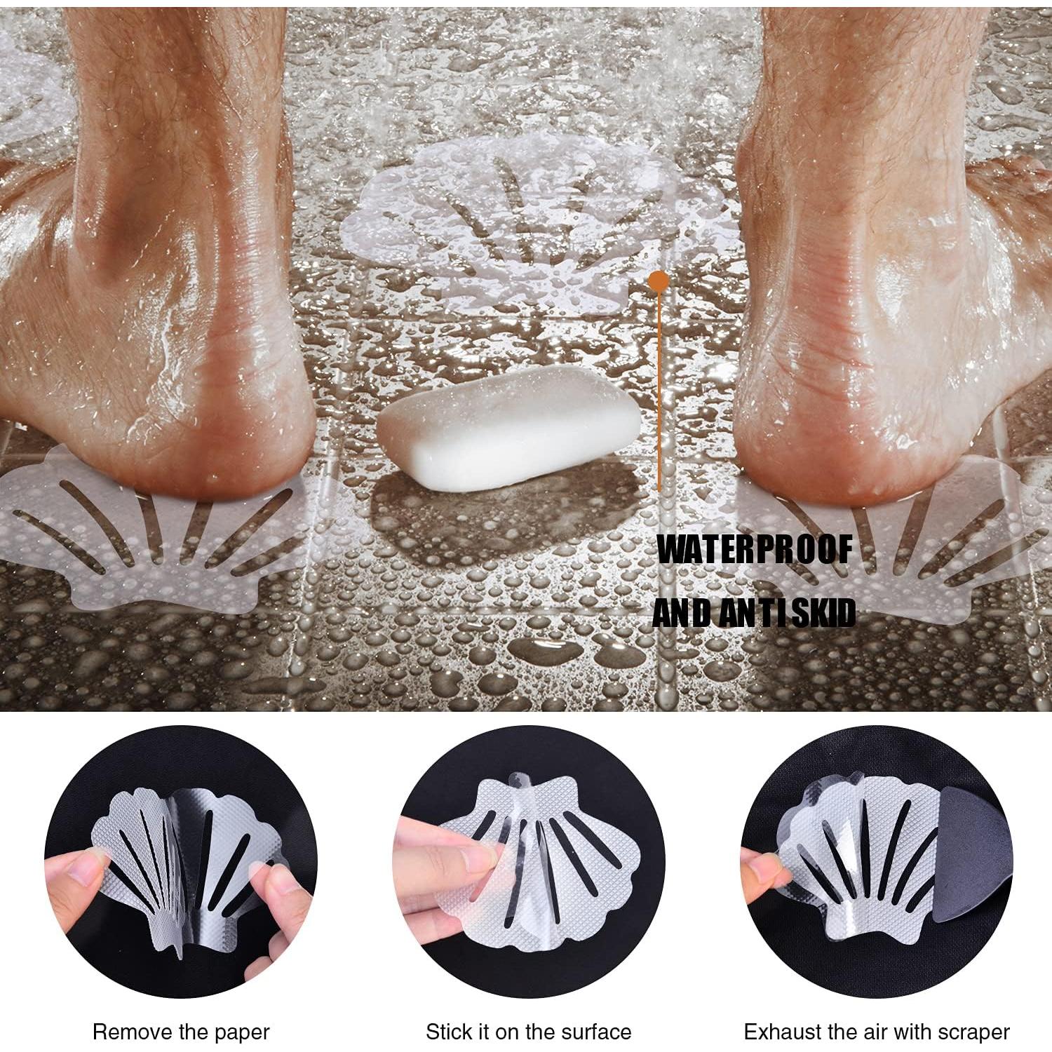 Pegatinas Antideslizantes Secopad 24 Piezas Transparente