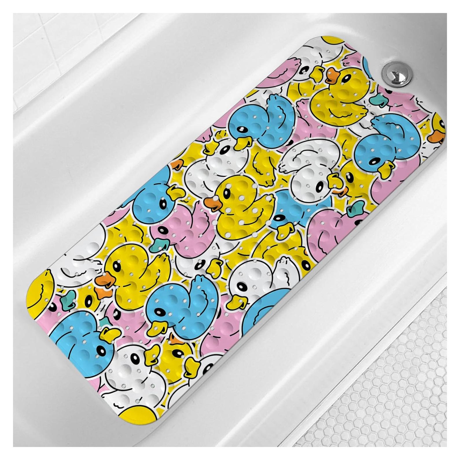 Alfombrilla de baño antideslizante Lnond pato 101,6 x 40,6 cm