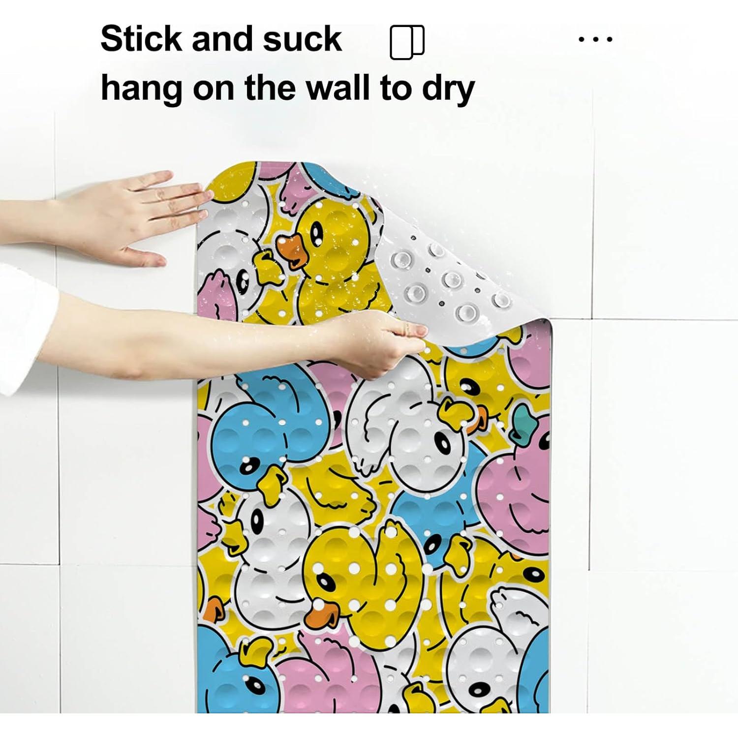 Alfombrilla de baño antideslizante Lnond pato 101,6 x 40,6 cm