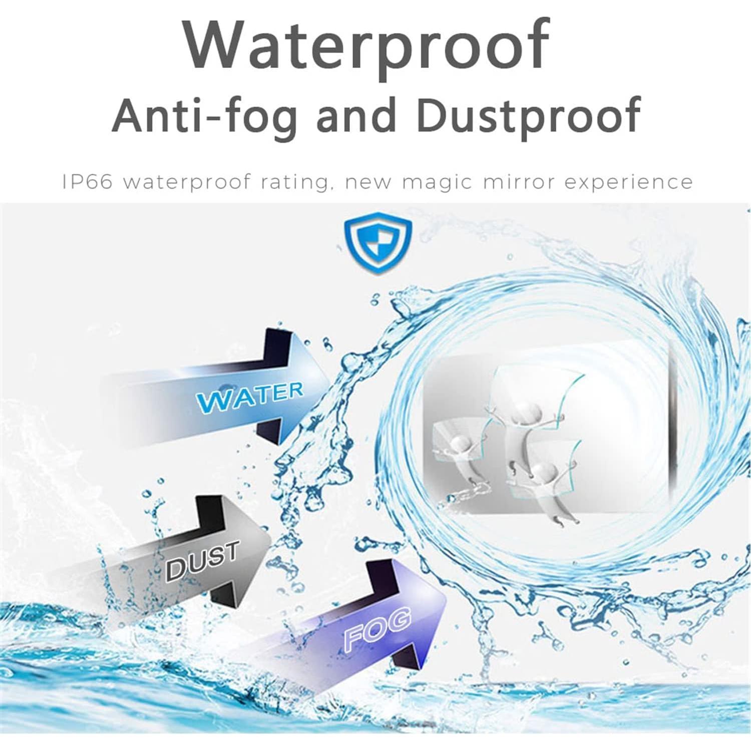 Espejo Mágico Inteligente Soulaca 27" Táctil LED Impermeable