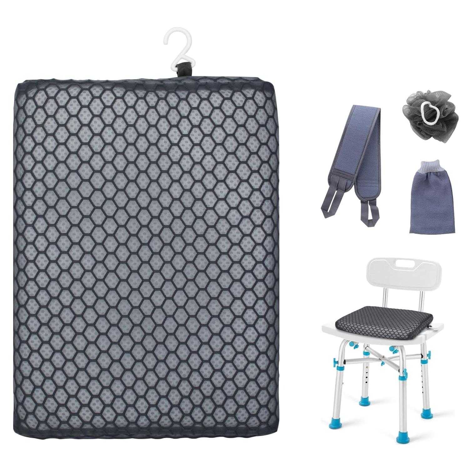 Cojín para Asiento de Ducha Anycosy Gris Mediano Antideslizante