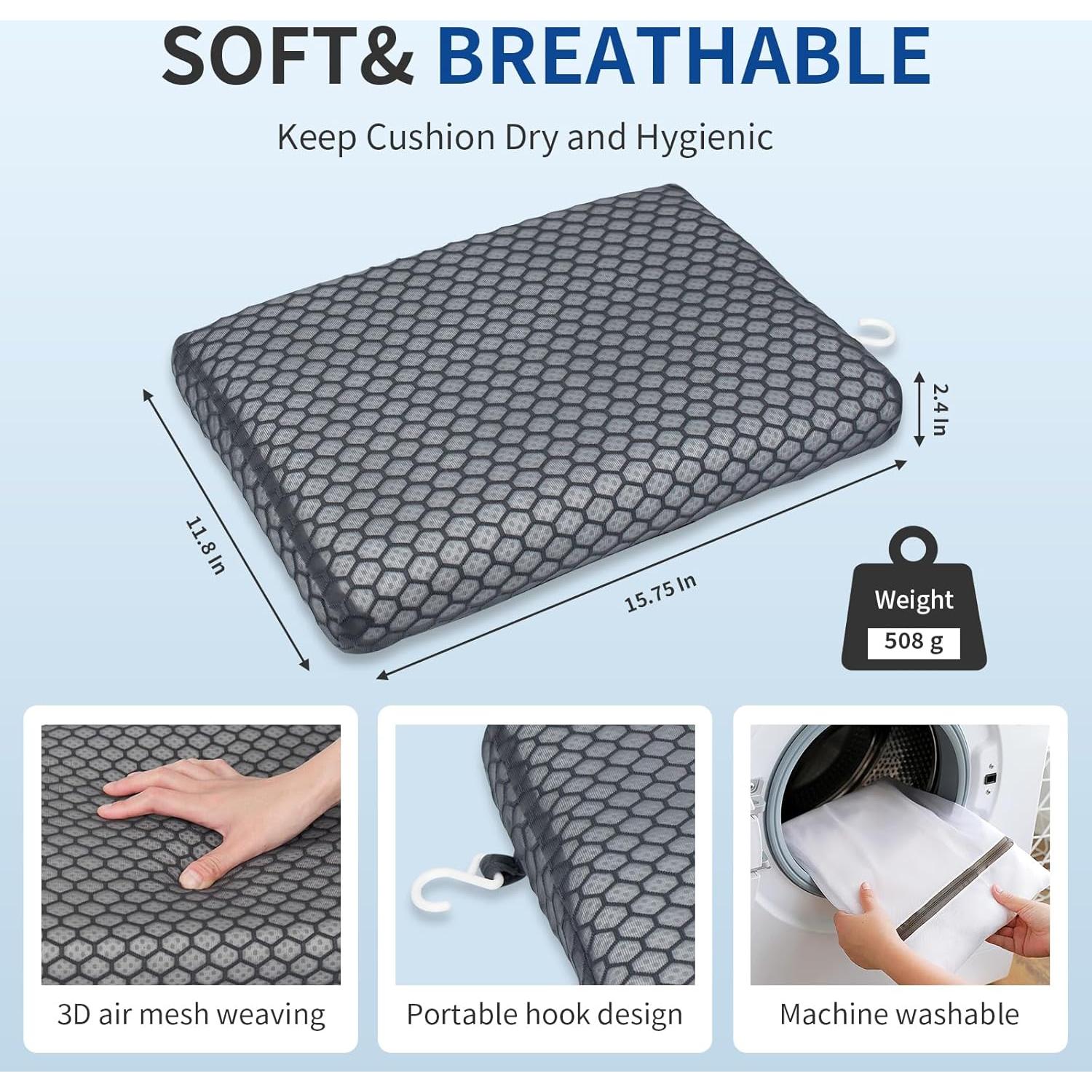 Cojín para Asiento de Ducha Anycosy Gris Mediano Antideslizante