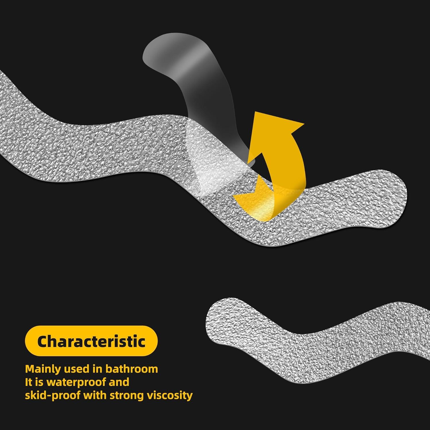 Calcomanías Antideslizantes SANKEMU 20 PCS para Baño