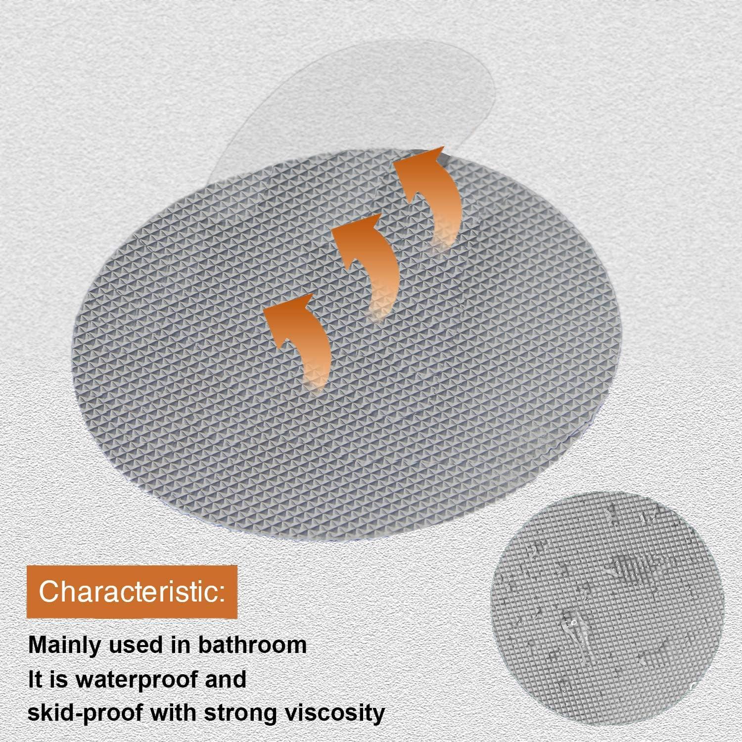 36 Calcomanías Antideslizantes Secopad para Baño Gris