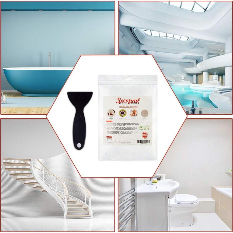 20 Calcomanías Antideslizantes Secopad para Baño Niños