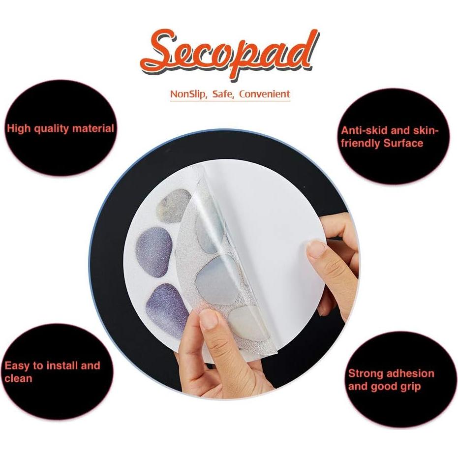 Pegatinas Antideslizantes Secopad para Baño 10 Piezas 15 cm