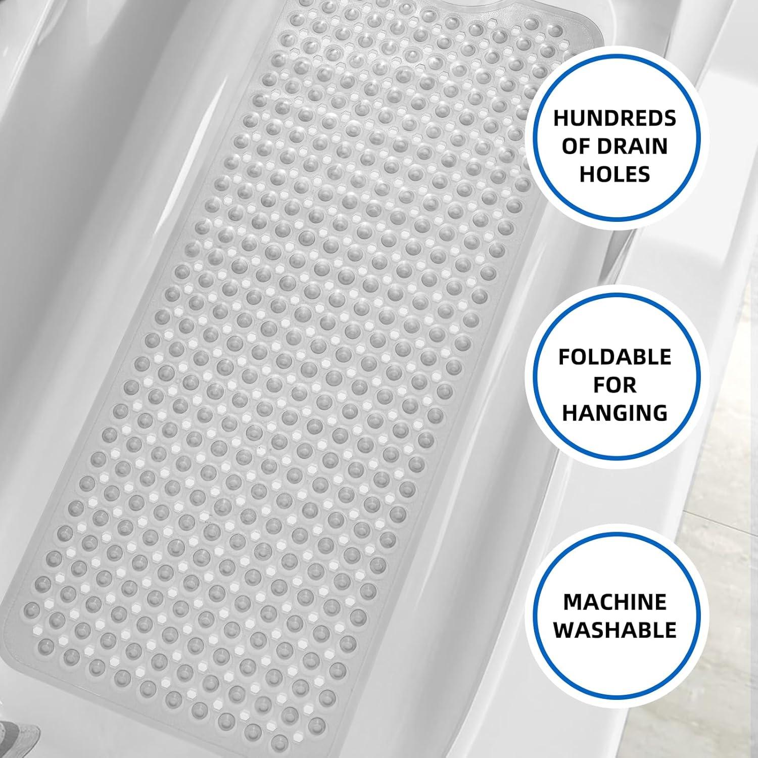 Alfombrilla de Baño Antideslizante ZHICHENG 99x40 cm