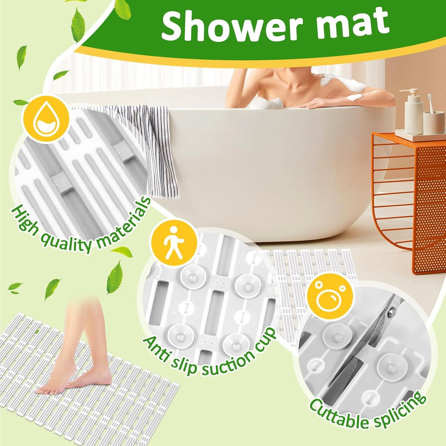 Alfombrilla de Baño Antideslizante TKSDWBLTY 66x40cm