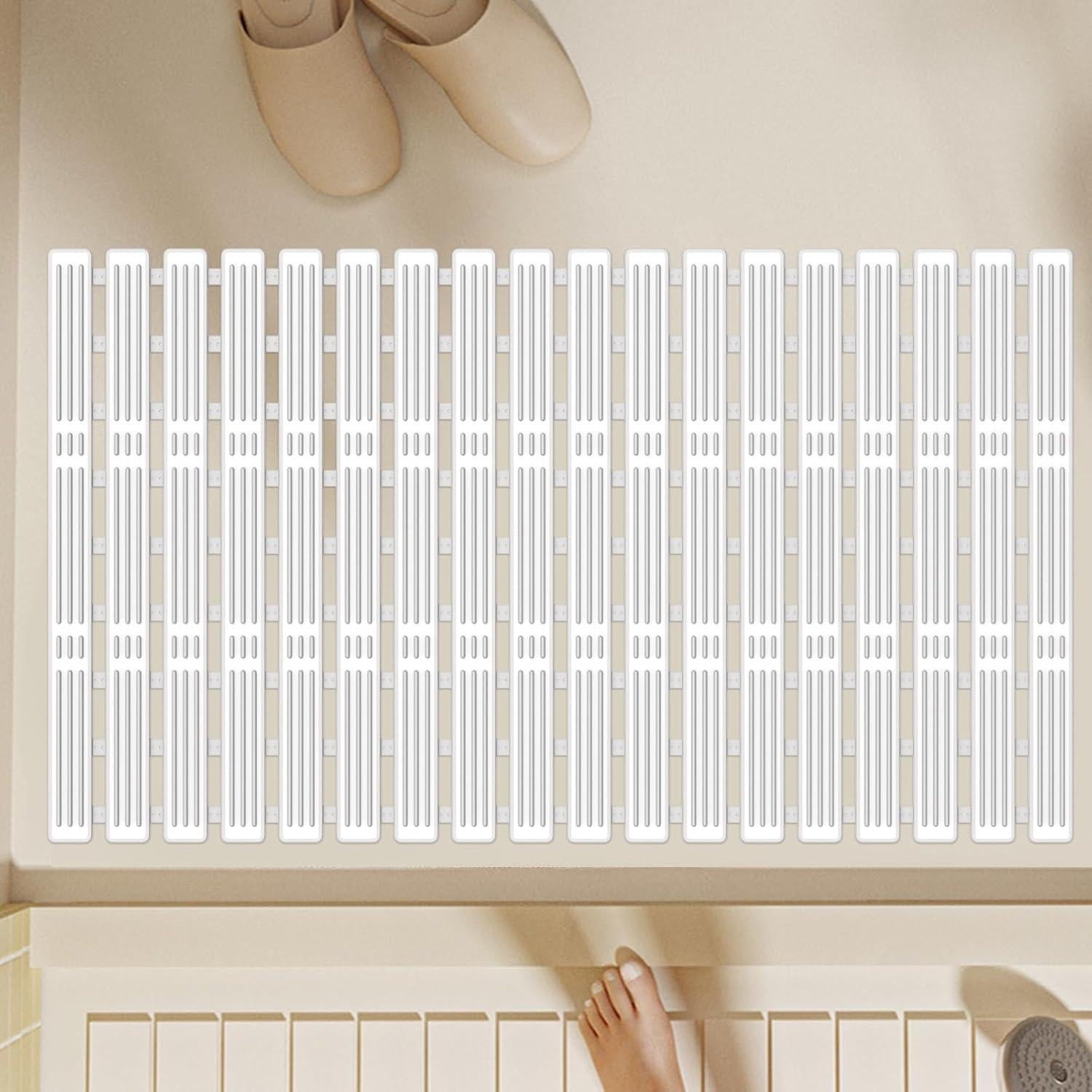 Alfombrilla de Baño Antideslizante TKSDWBLTY 66x40cm