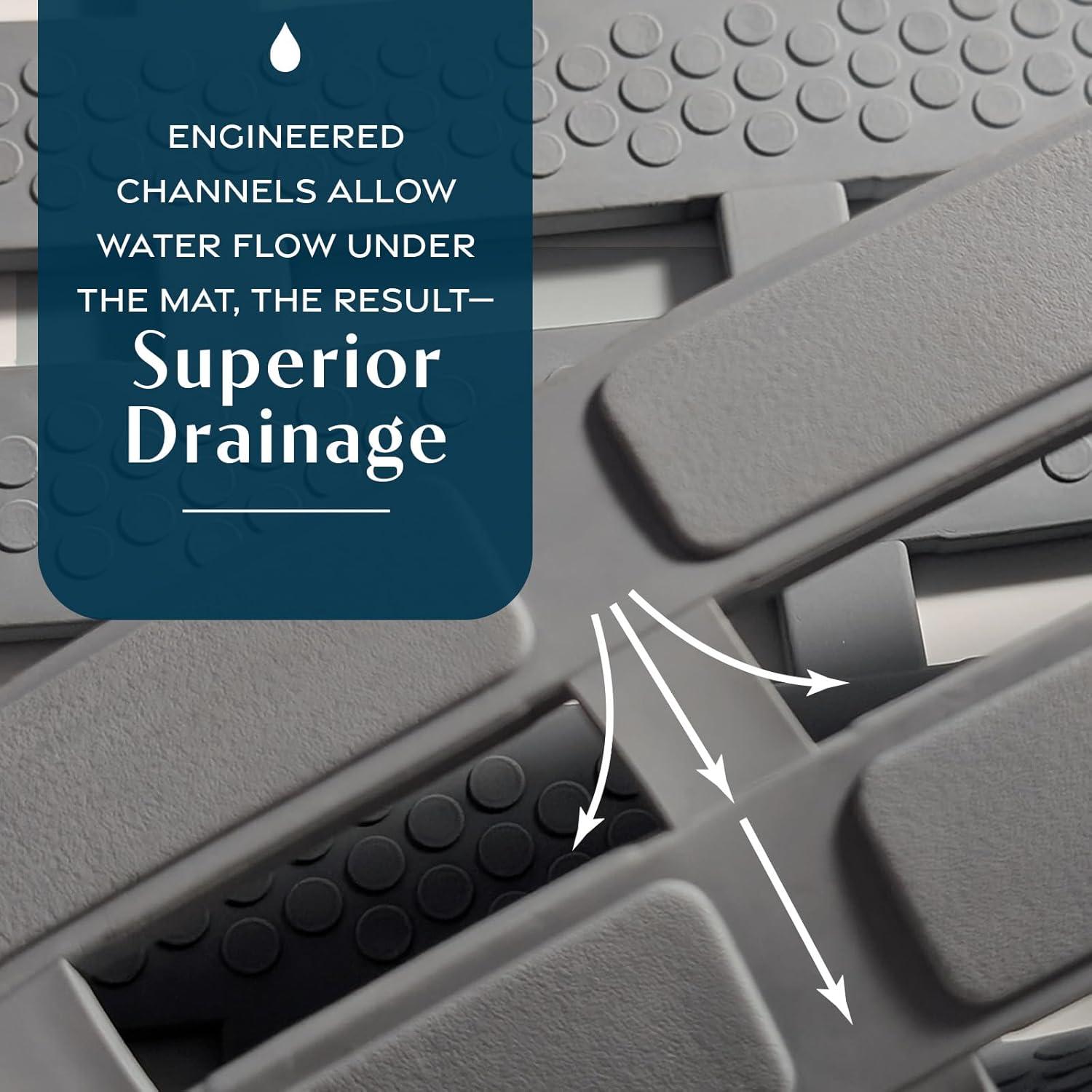 Alfombra de baño antideslizante SlipX Solutions 80 x 38 cm