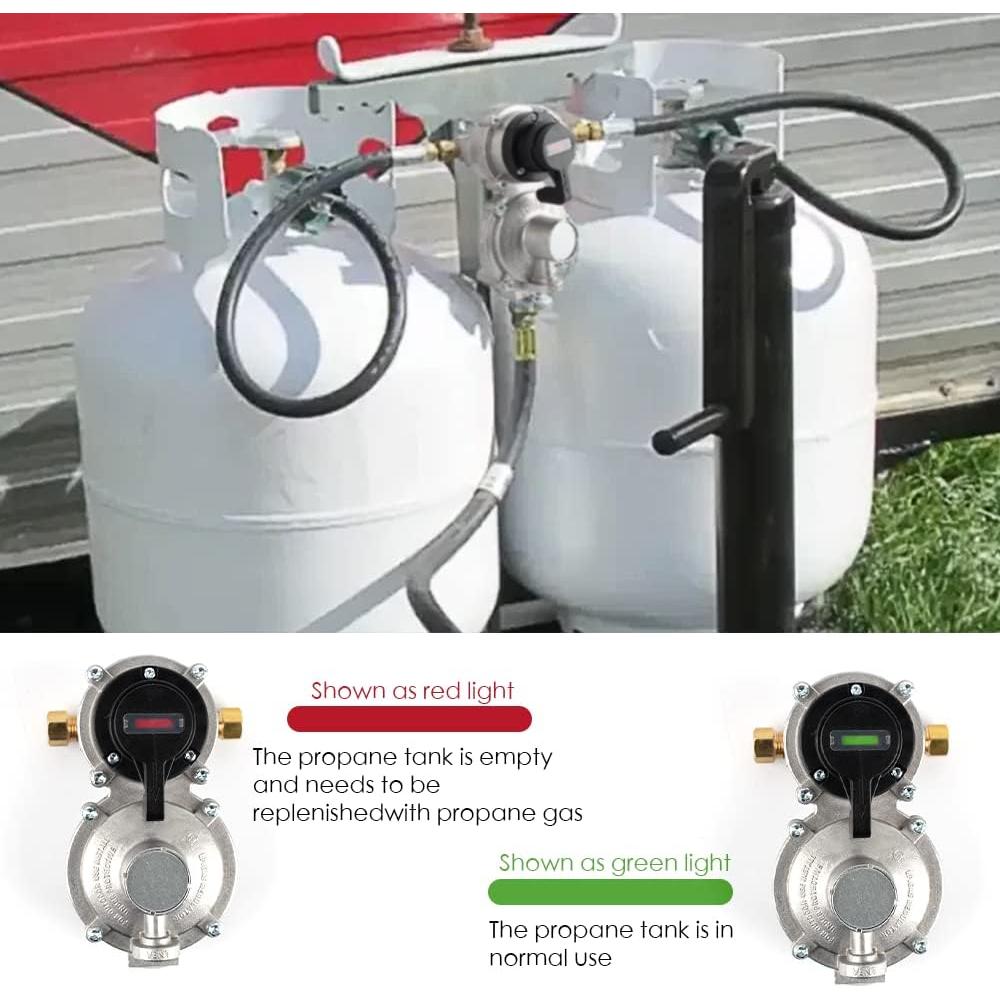 Regulador de Propano Samplife RV-01 2 Etapas con Medidor