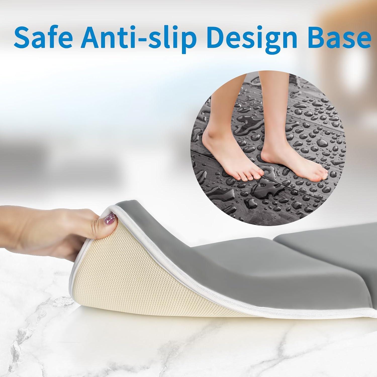 Almohadilla de Baño Bebé Gris con Almohadilla para Codos