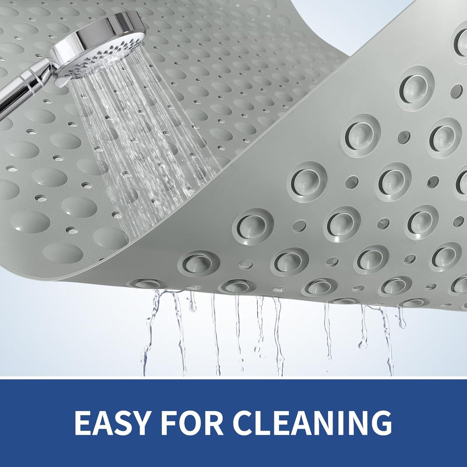 Mat de Ducha Antideslizante OTHWAY 119x81 cm Gris Oscuro